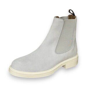 BOSS Vanity ChBootie SD Women's Gray Suede Chelsea Boots US 7 (EU 37) MSRP $199